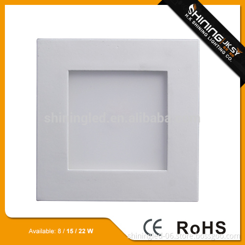 2017 Factory square thin recessed led ceiling panel light